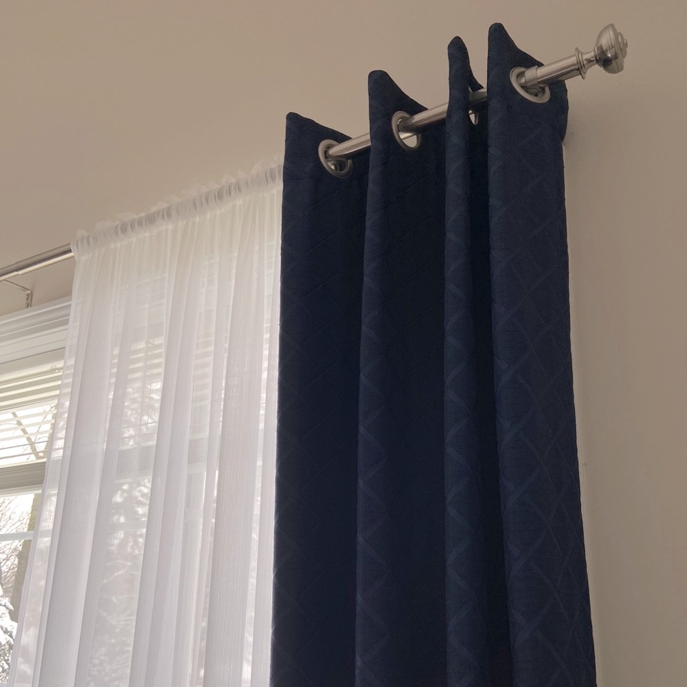 Blackout beautifully design navy blue!!